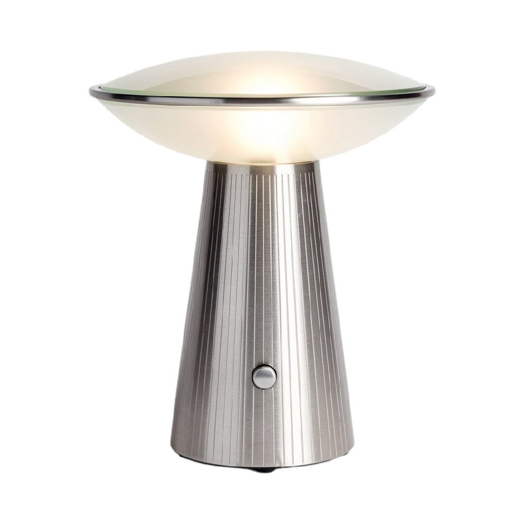 Lampadaire moderne en métal et verre avec contrôle tactile