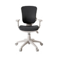Chaise de bureau ergonomique avec accoudoirs réglables et roulettes